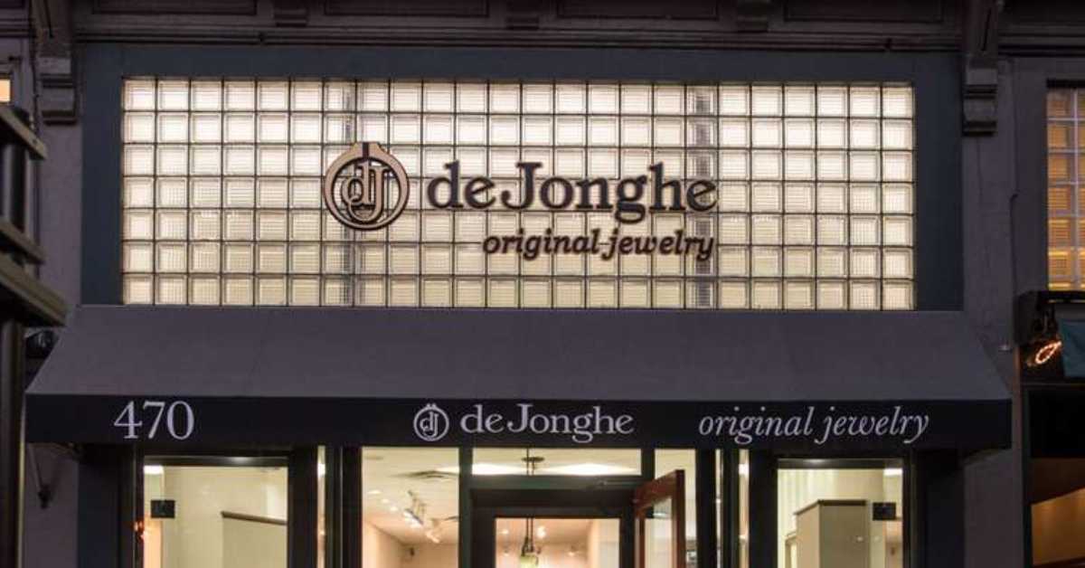 deJonghe sign store front