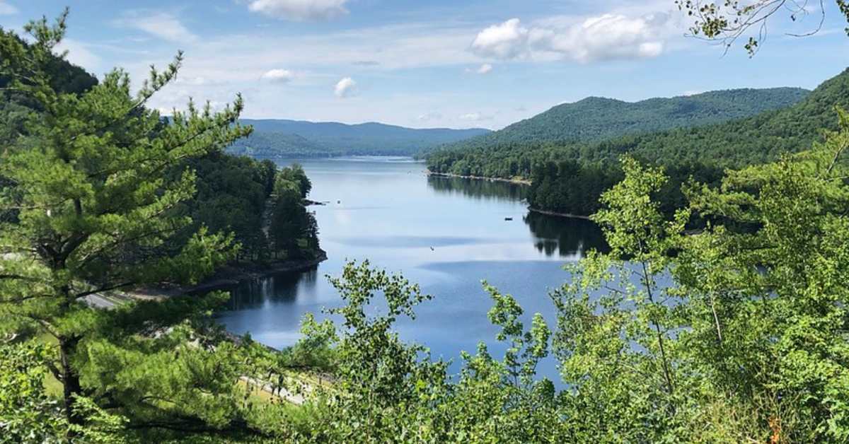 view of the Great Sacandaga Lake