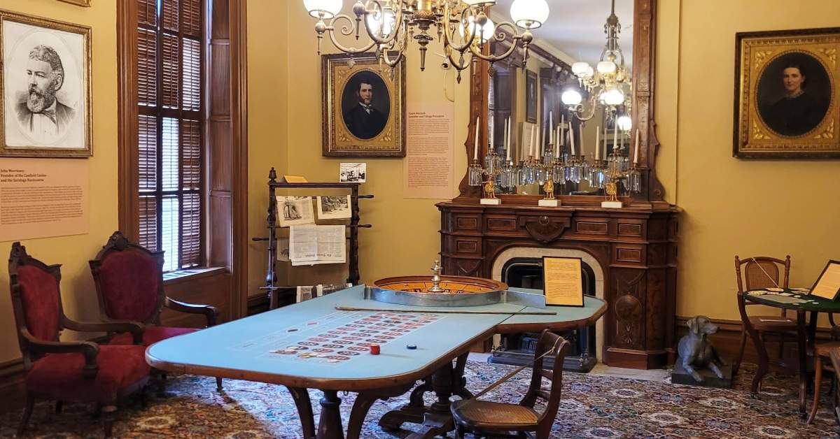 casino room in a museum