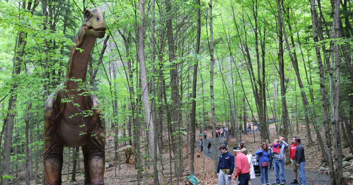 dino roar valley at lake george expedition park