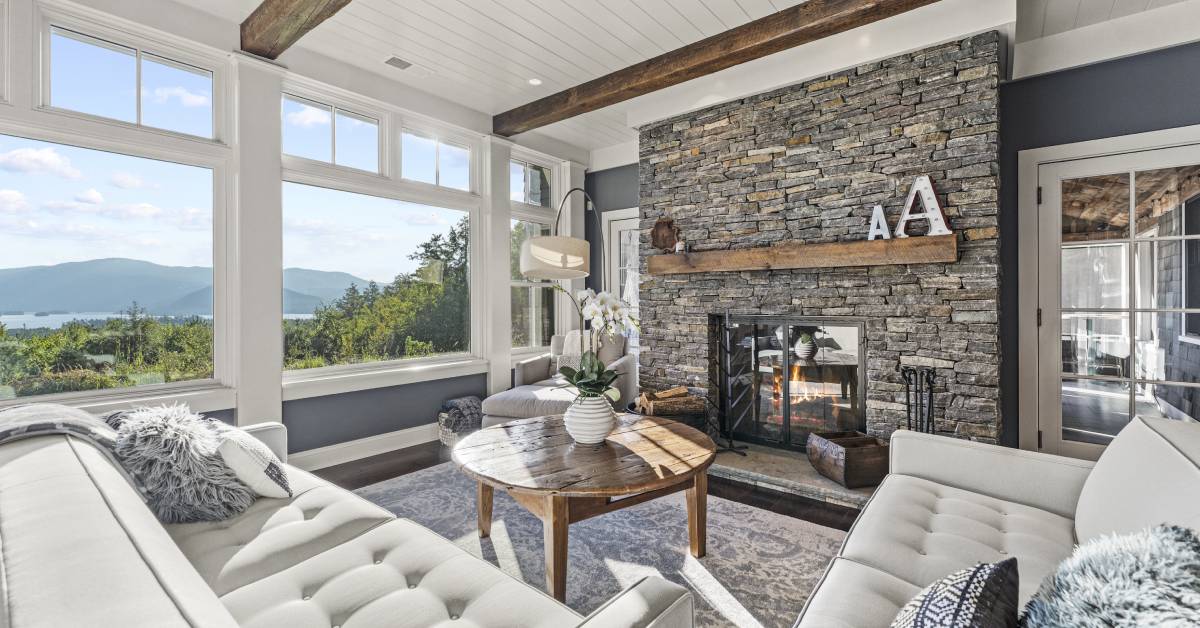 Elevate your winter or holiday stay in Lake George with a luxurious vacation rental - and fireplaces can be enjoyed any time of year!