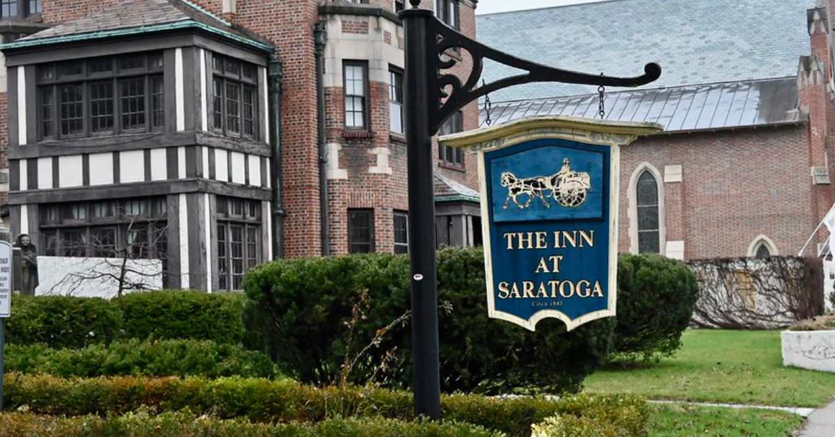 outside of the inn at saratoga