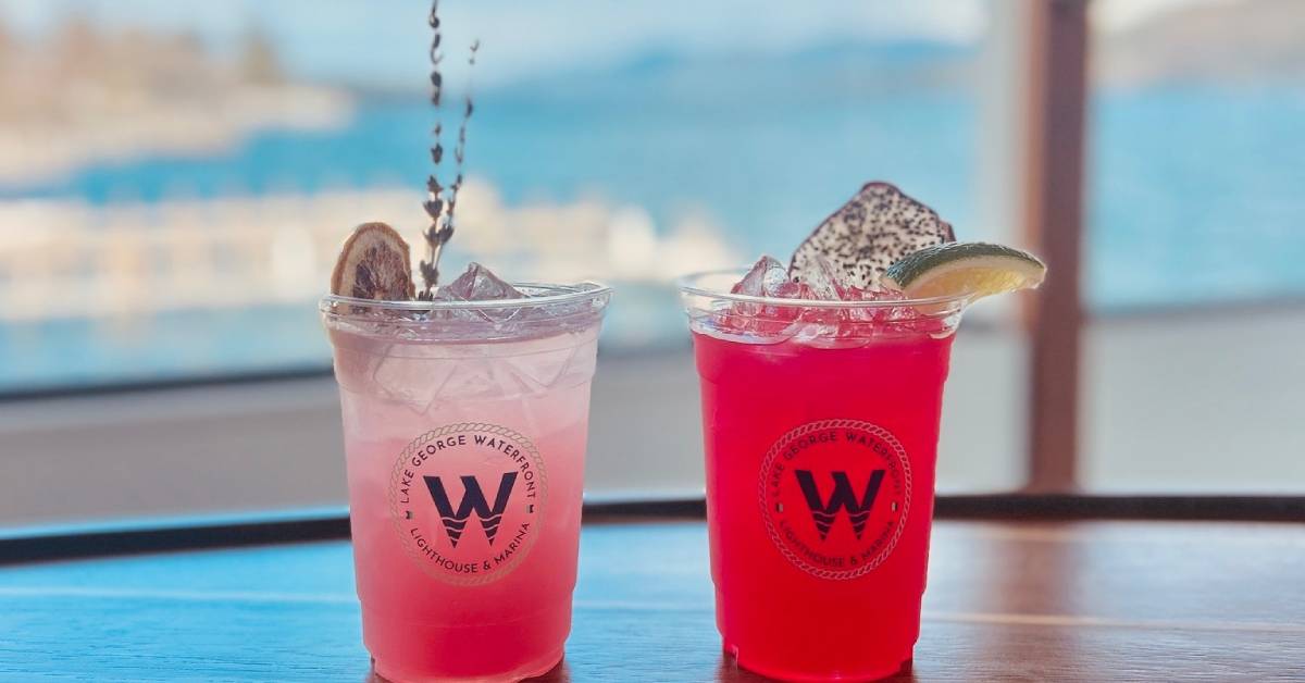 pink lake george waterfront cruises cocktails