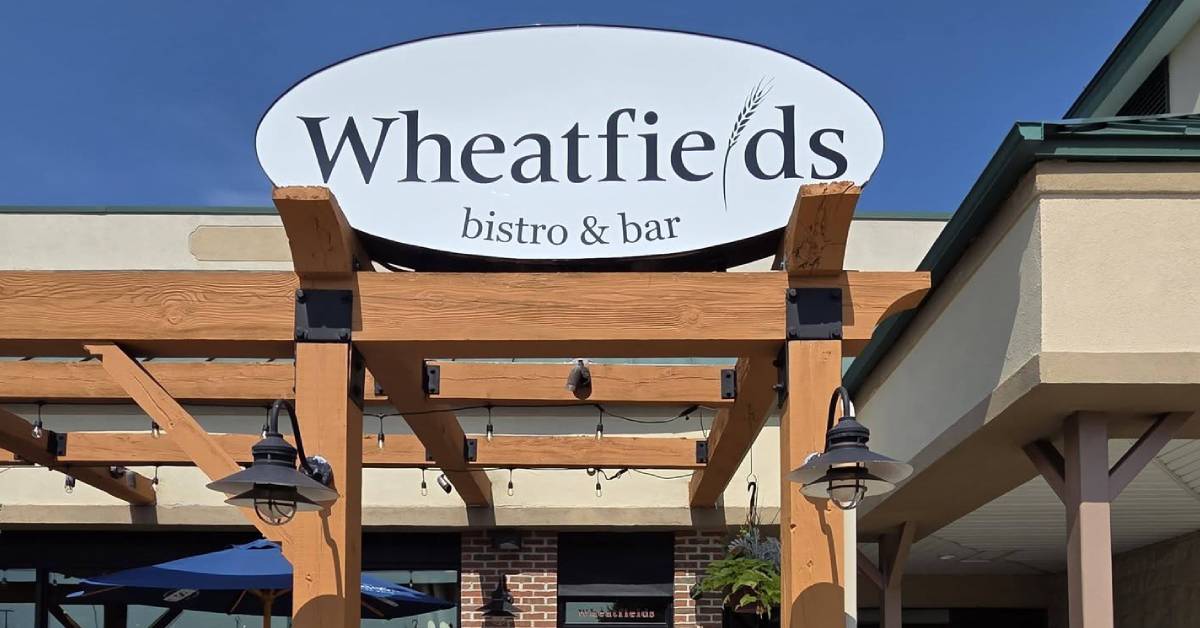 wheatfields bistro sign