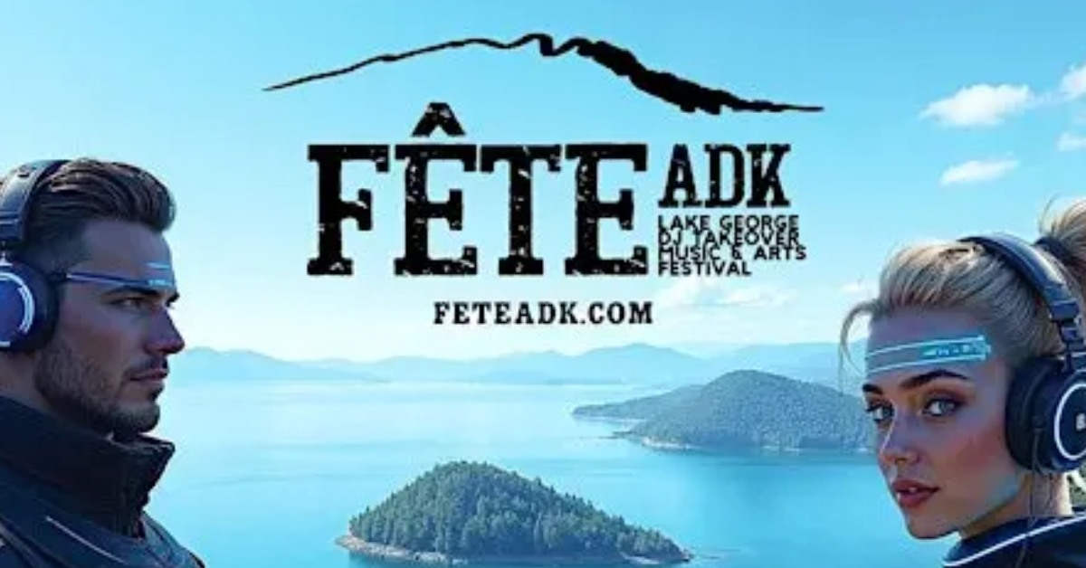 fete DJ takeover music festival poster