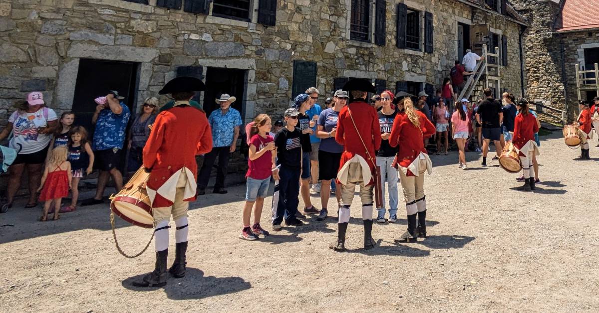 fort ticonderoga on the fourth