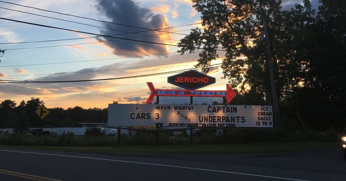 jericho drive in sign