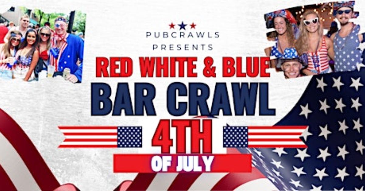 bar crawl promotional poster