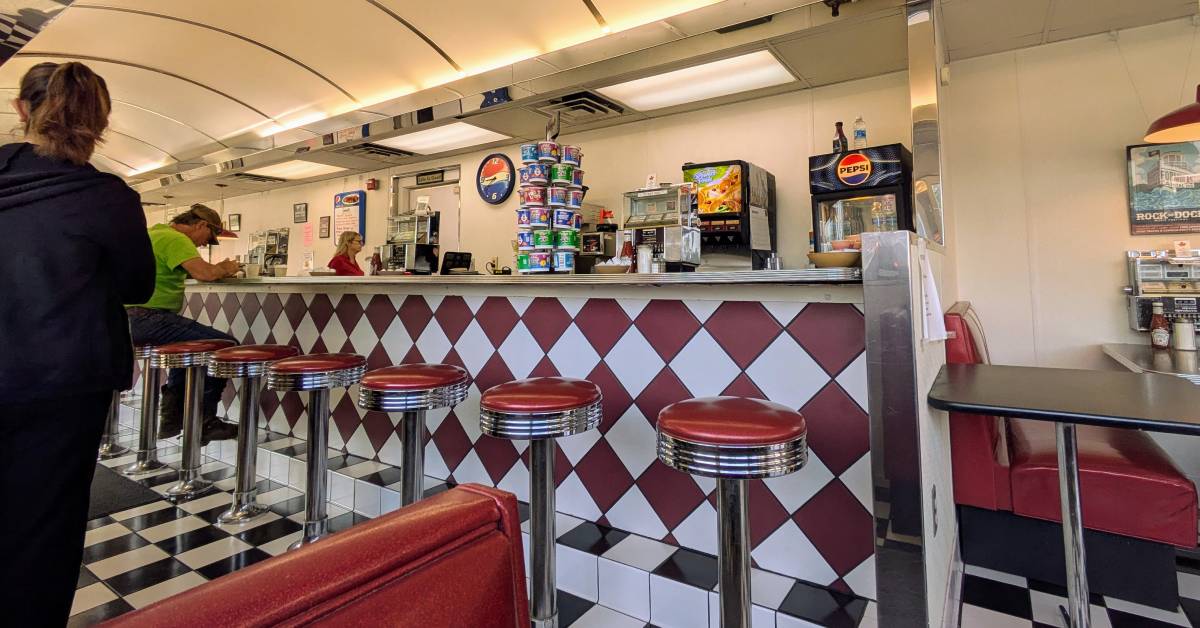 50s-themed diner