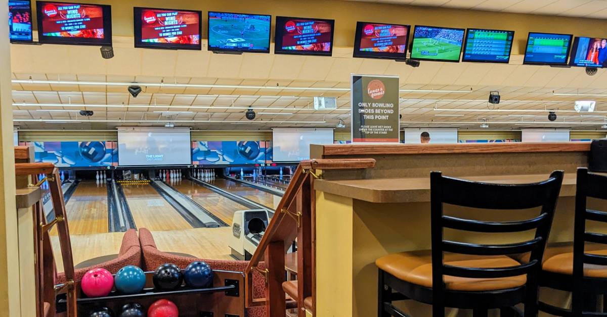 bowling alley