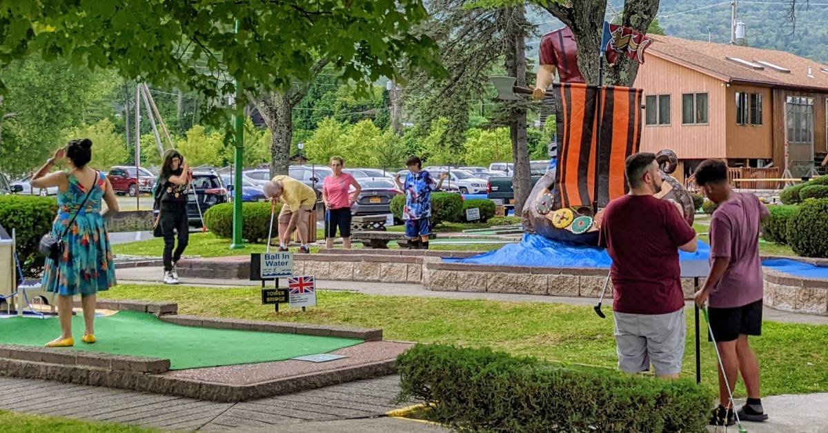 mini golf course