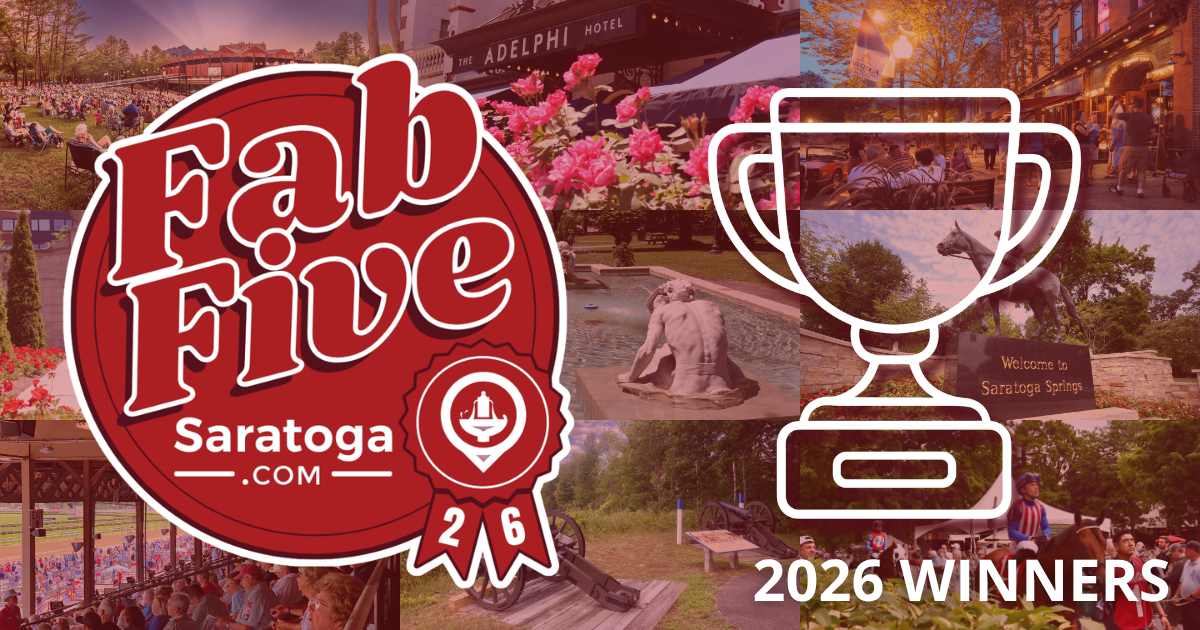 2026 Saratoga.com Fab Five Winners Image