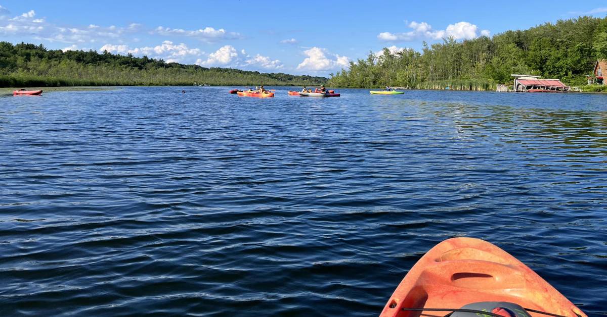 kayakers