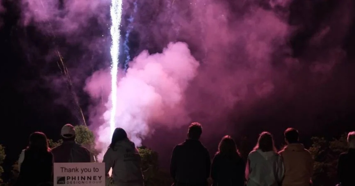 fireworks over silver bay