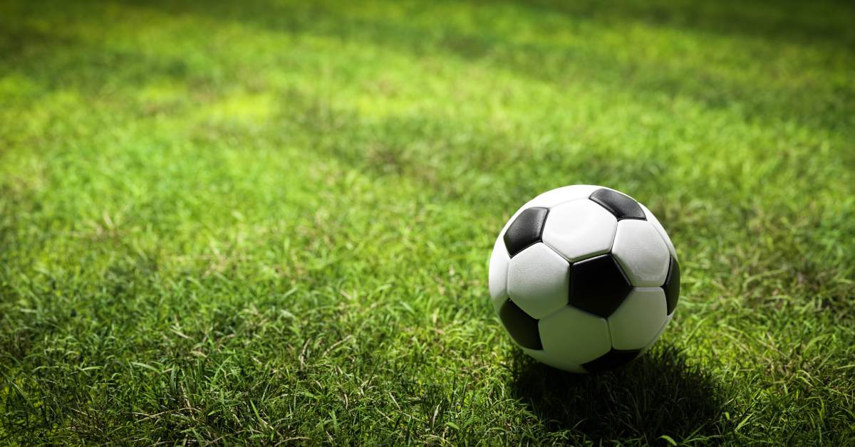 soccer ball on field