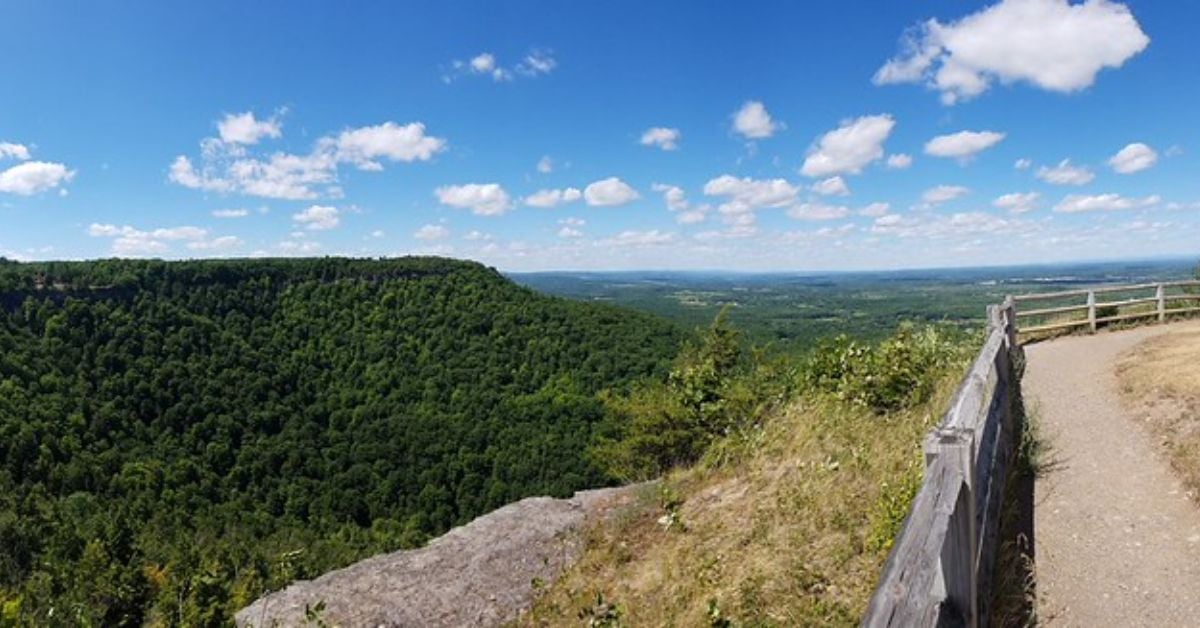 Thacher State Park mountain view