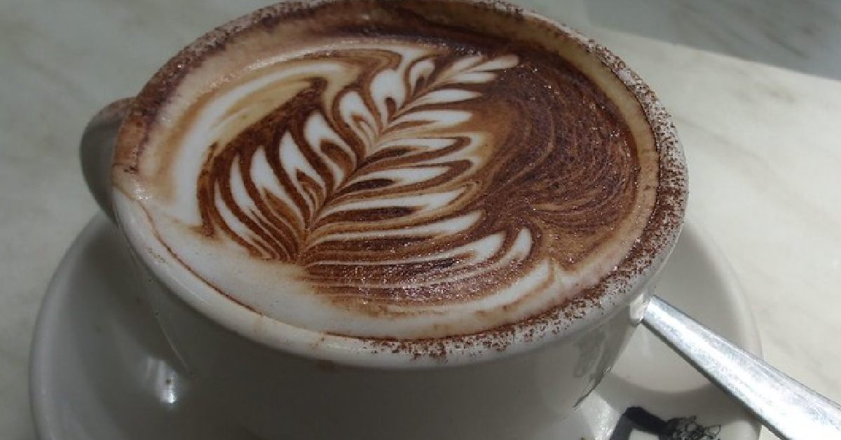 coffee with a design