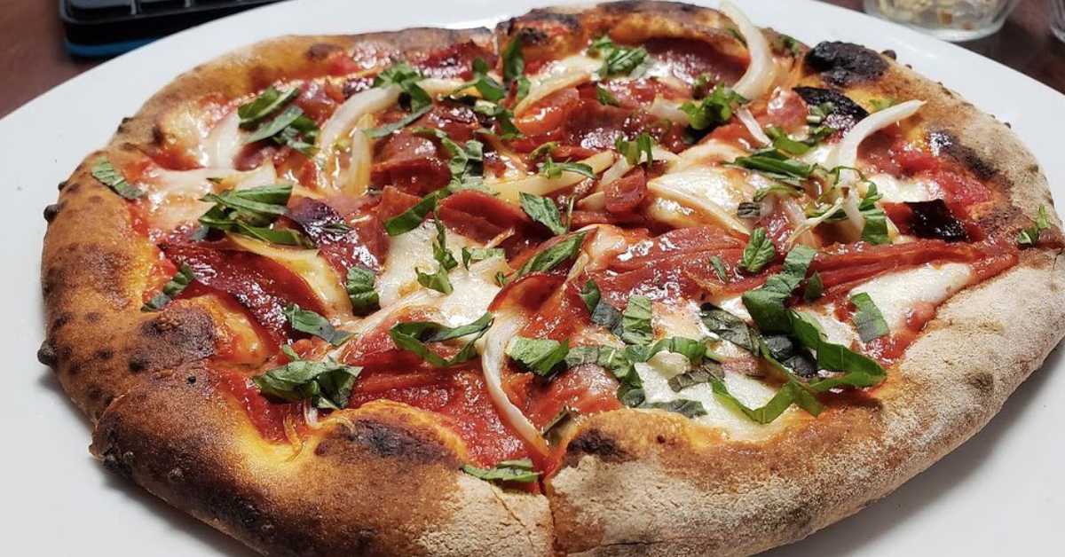 fresh pizza