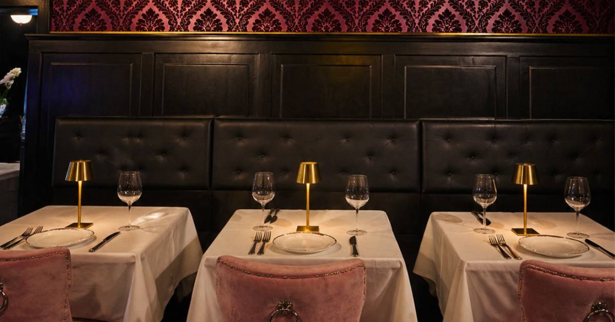 restaurant dining tables
