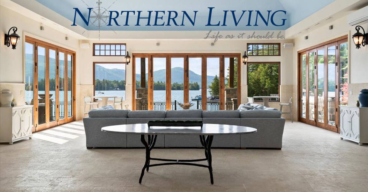 spacious vacation rental with floor-to-ceiling windows
