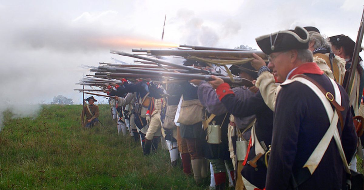 musket reenactment