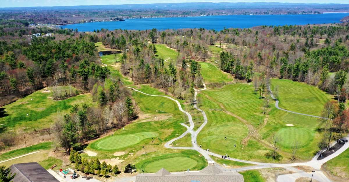 aerial view of Saratoga Lake Golf Club