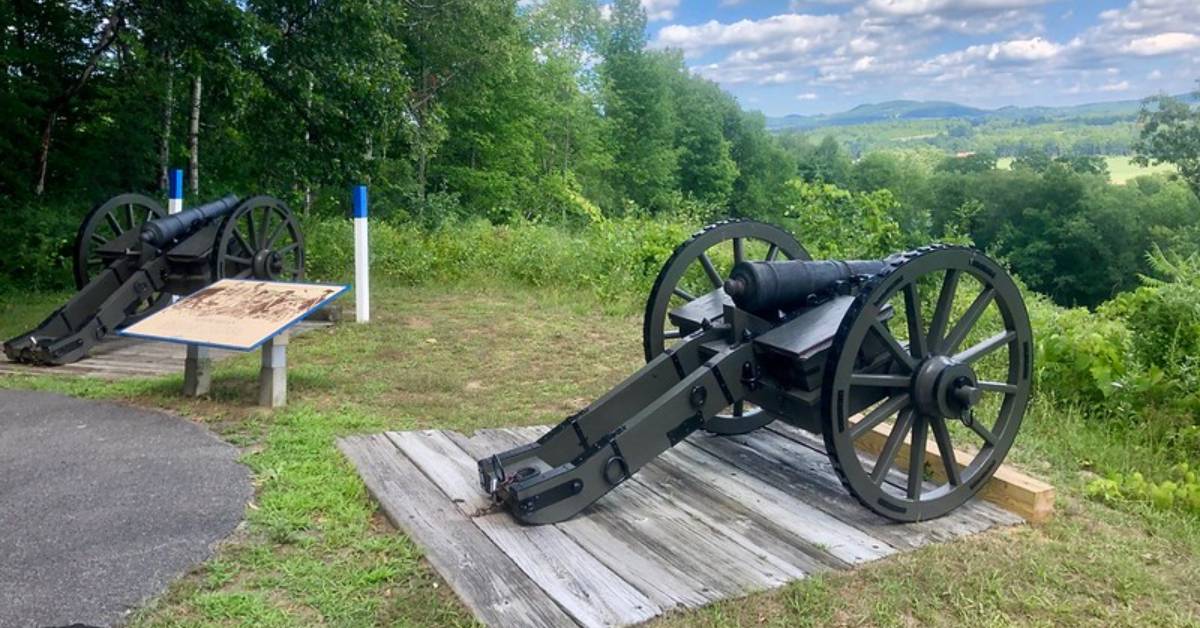 two historic cannons