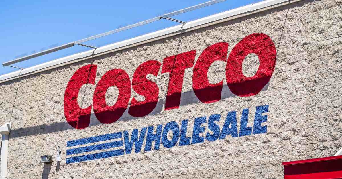 Costco wording on a building