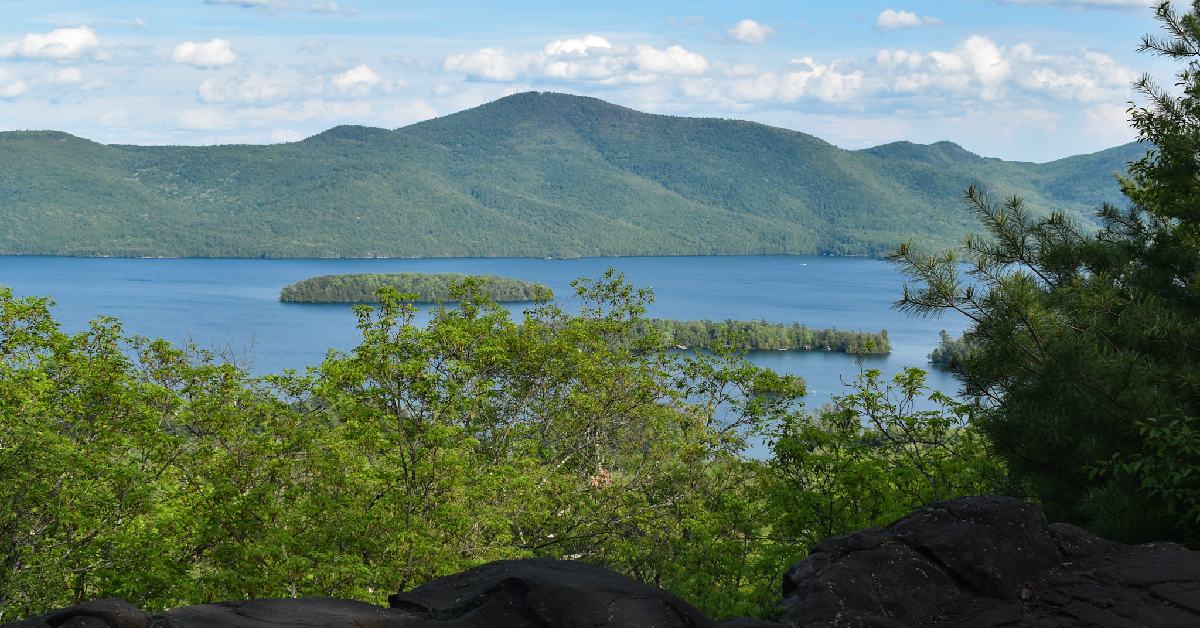 view of lake george at pinnacle preserve