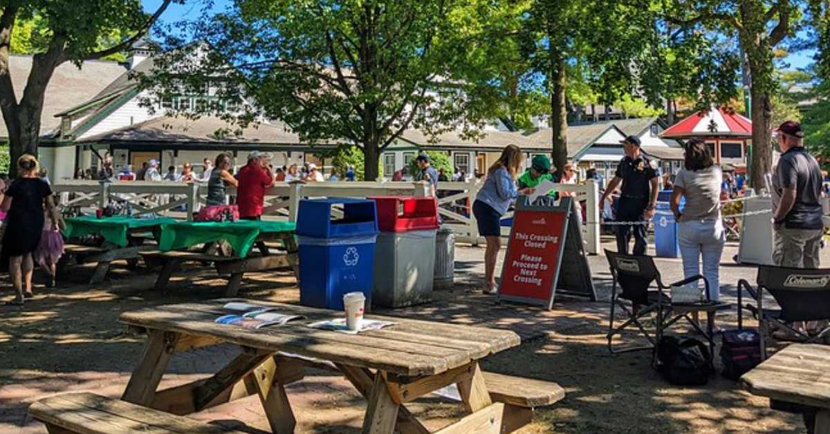 Saratoga Race course picnic area