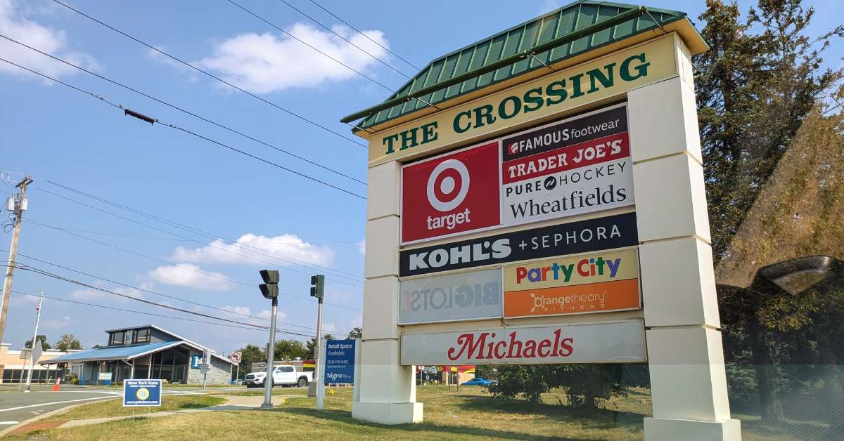 The Crossing sign