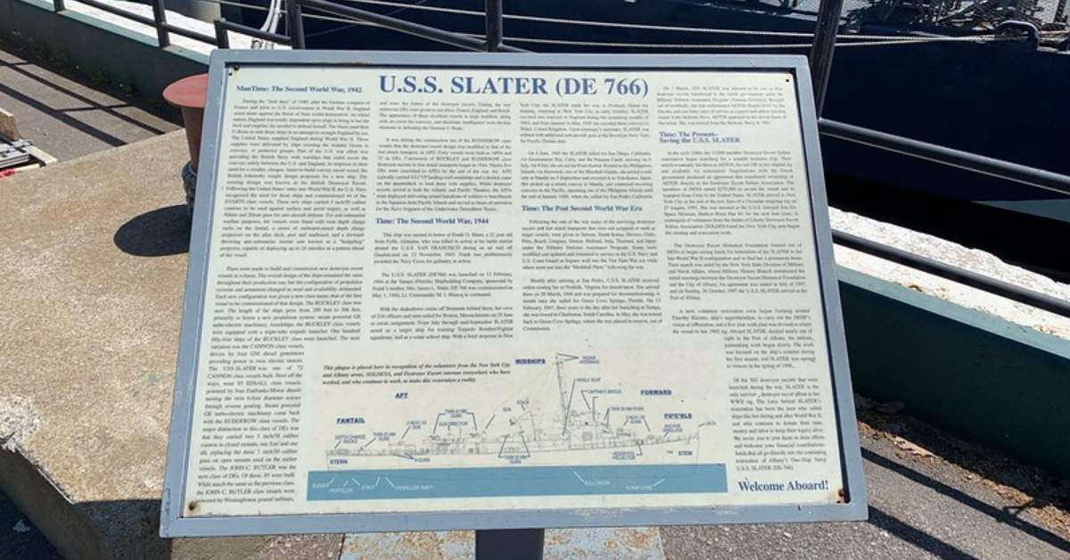 USS Slater Info Display