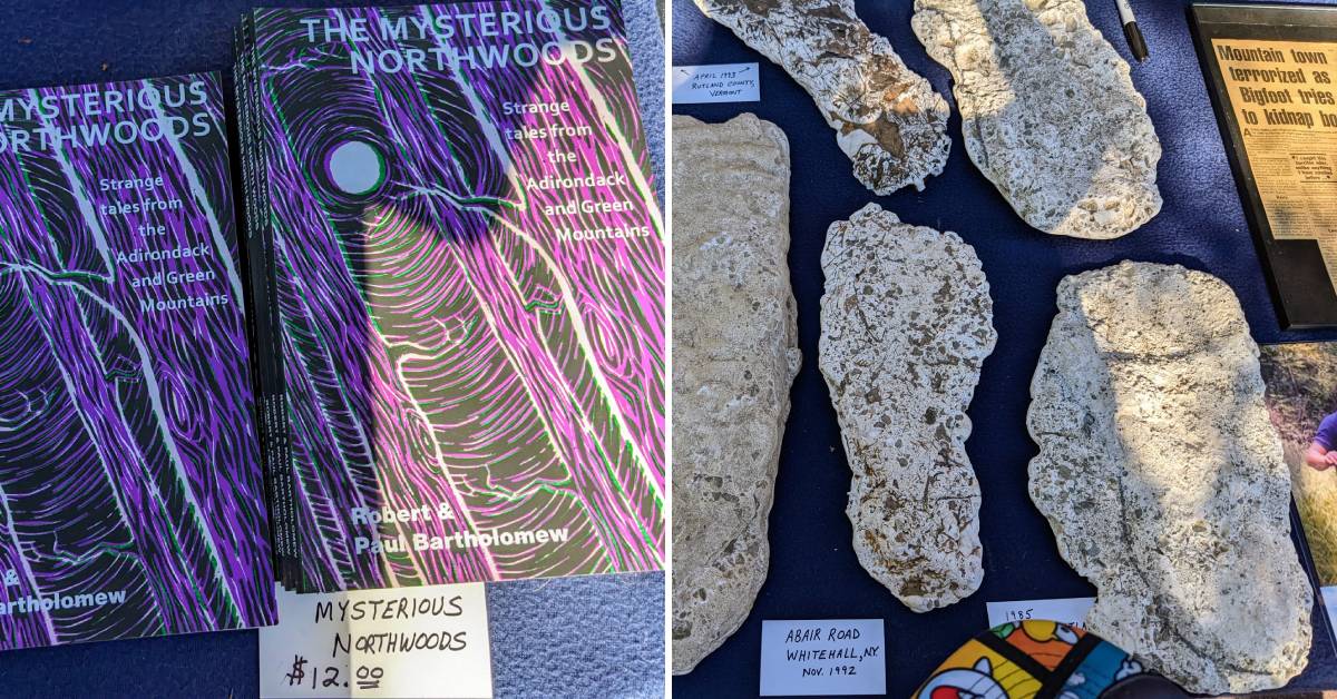 bigfoot books and footprints
