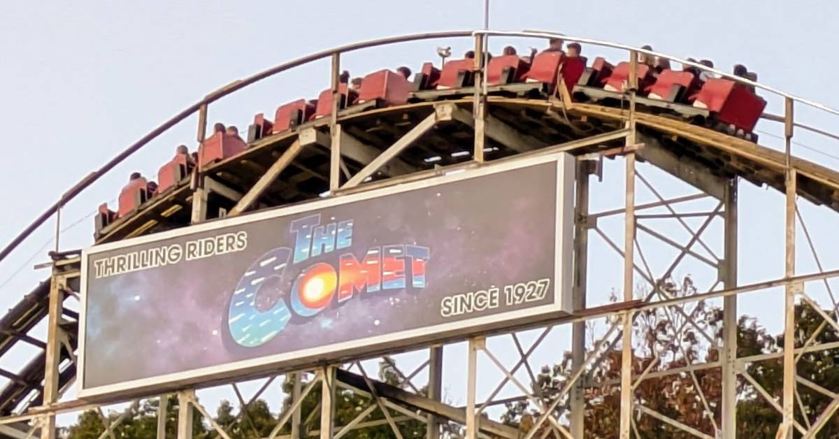 comet roller coaster