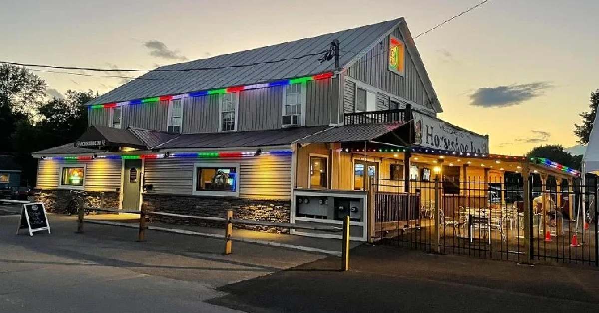 Exterior shot of a bar
