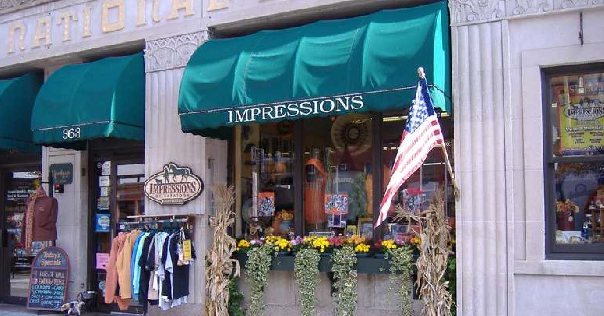 Exterior of Impressions of Saratoga