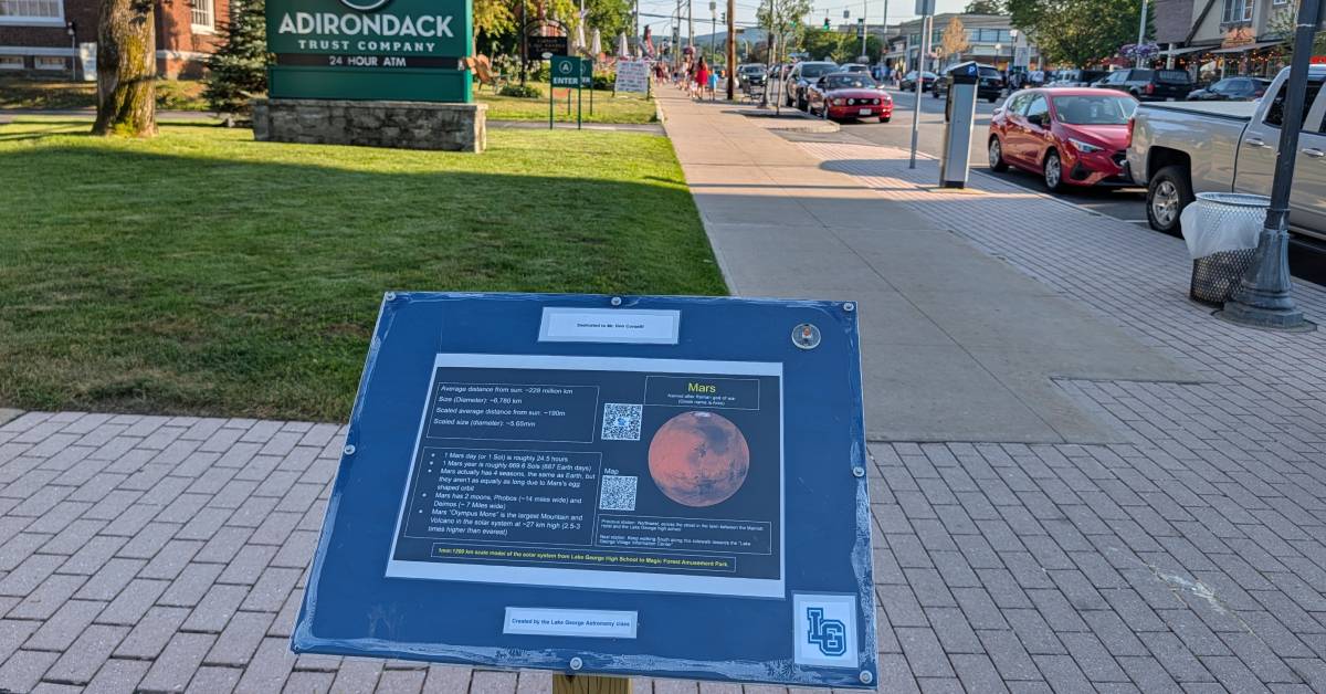 mars replica sign