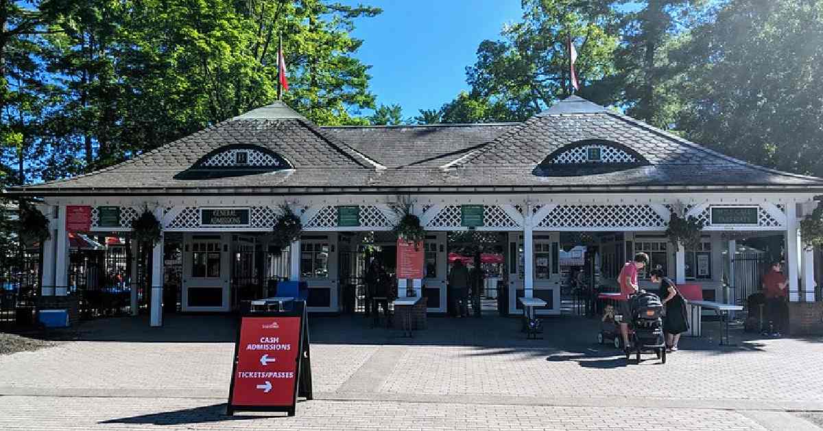 front entrance of the race track