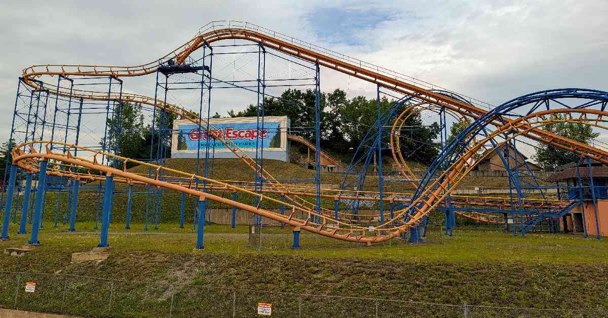 orange roller coaster