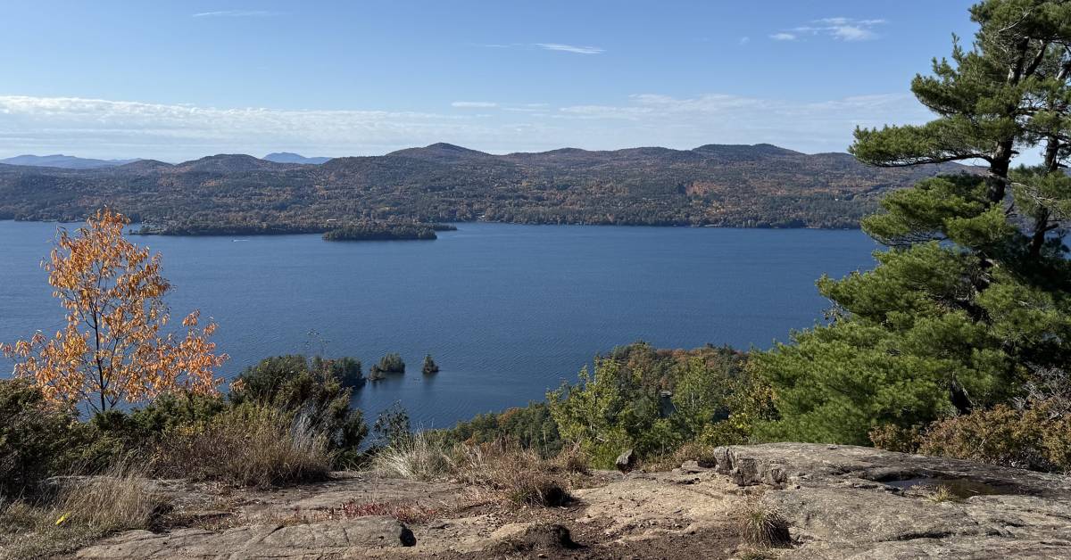 shelving rock summit view