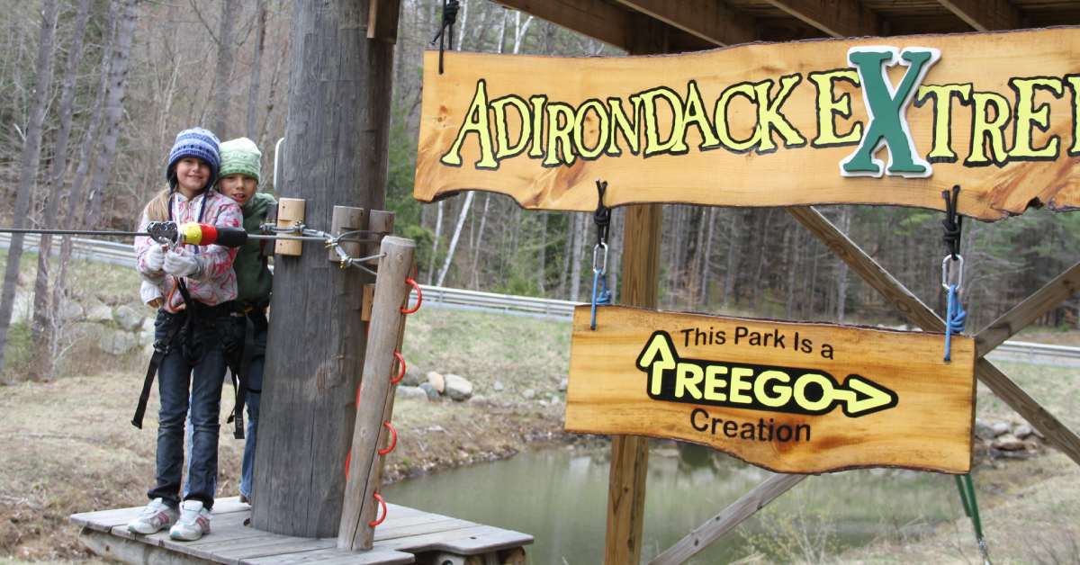 two kids at adk extreme