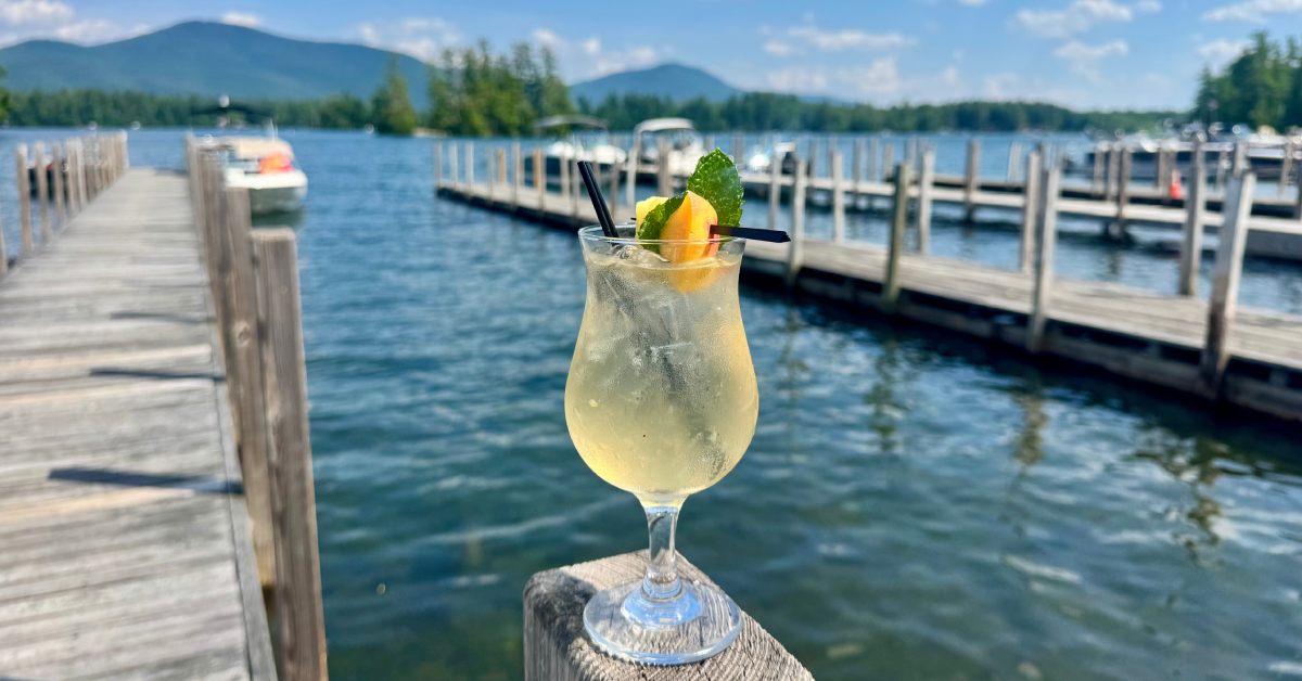 drink by the lake