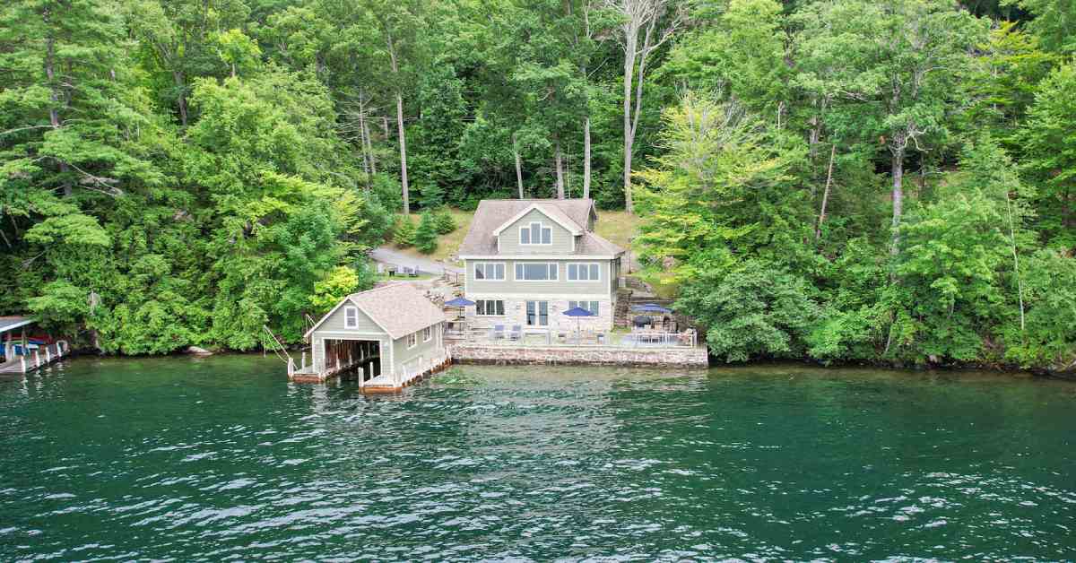 Northern Living house on the lake