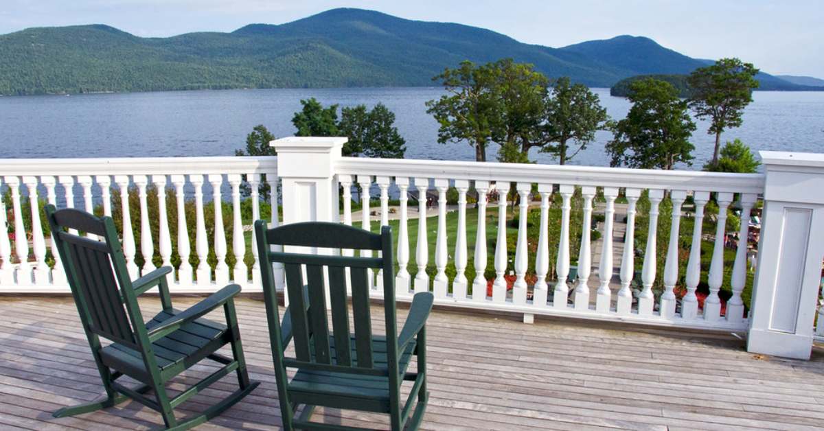 adk chairs on a deck