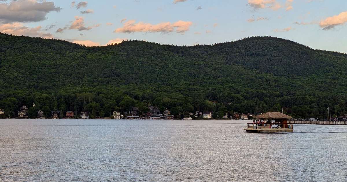 tiko boat on Lake George