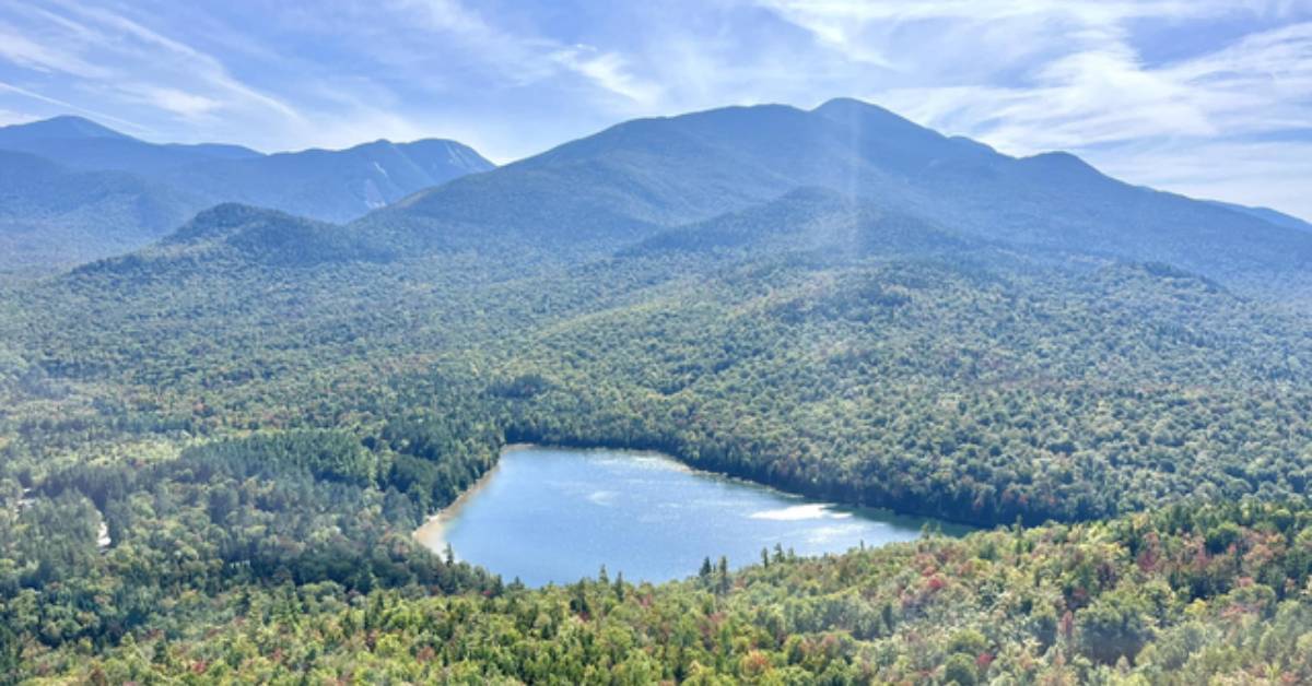heart lake from mt jo