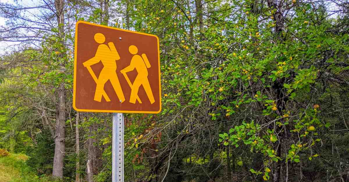 hiking sign