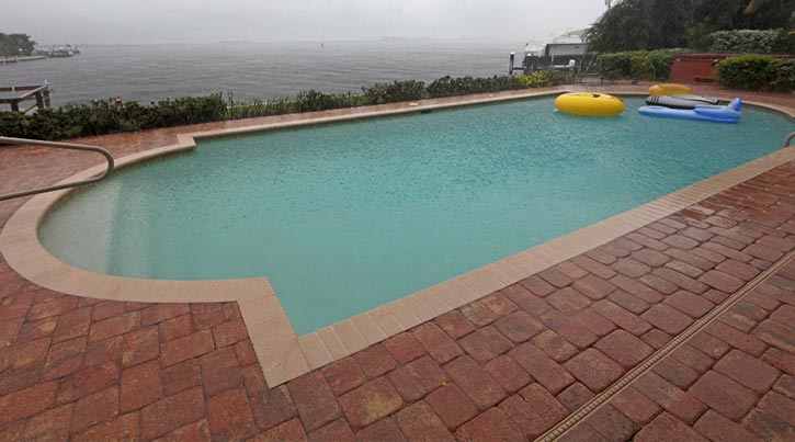Greek pool shape