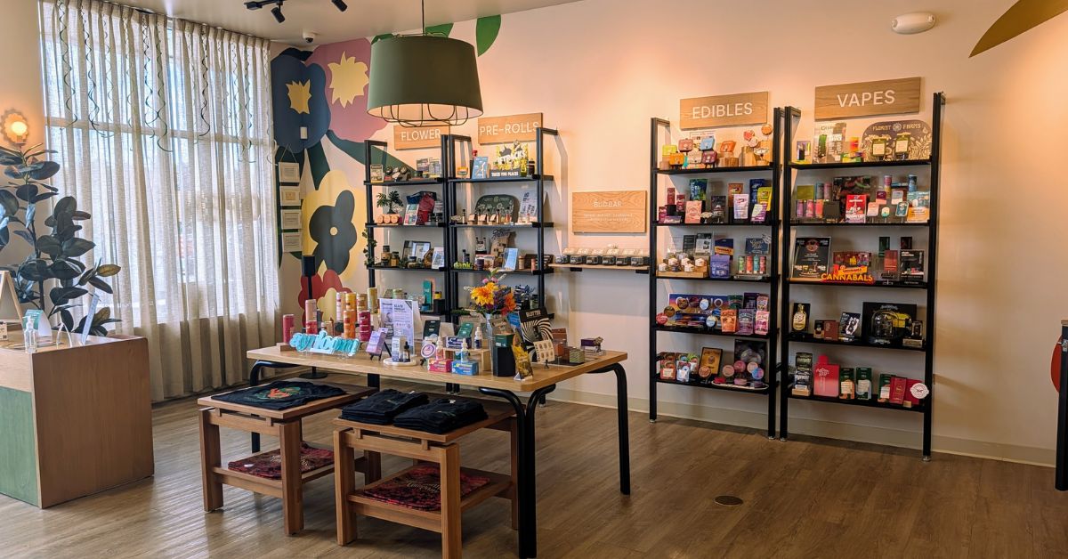 inside dispensary