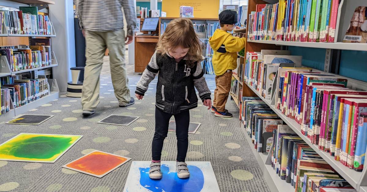 kids at crandall library